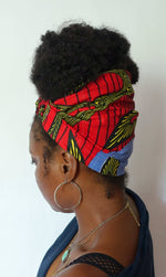 DJENABA #2 Satin Lined Wide Headband Wrap - Choose Color
