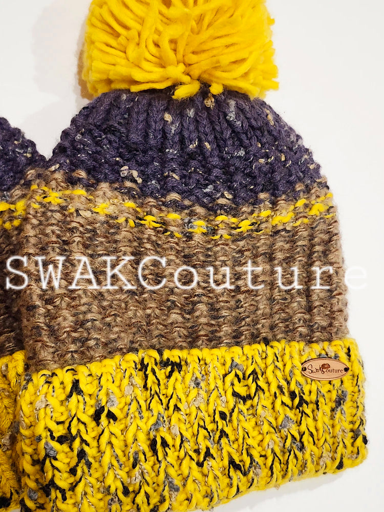 ALPINE POM Satin Lined Beanie