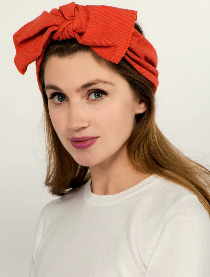 Bow Cotton Turband Wrap - Choose Your Color