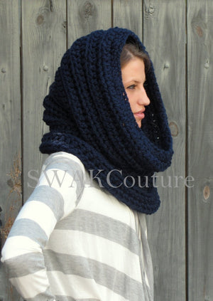 Hooded Scarf Cowl Chunky Scarf Handmade Scarf Wool Scarf Unisex Scarf Fashion Scarf Custom scarves Affordable Scarves Long Eternity Scarf Knit Scarf Crochet Scarf Scoodie