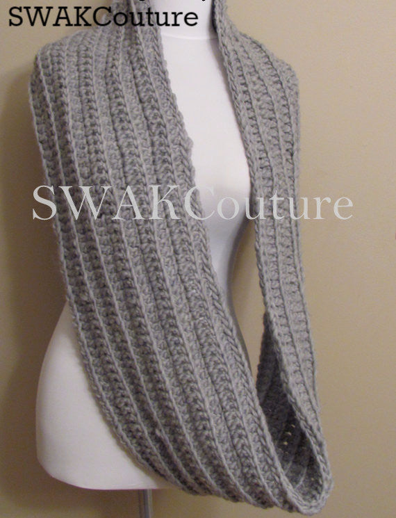 Hooded Cowl Chunky Scarf Handmade Scarf Wool Scarf Affordable
