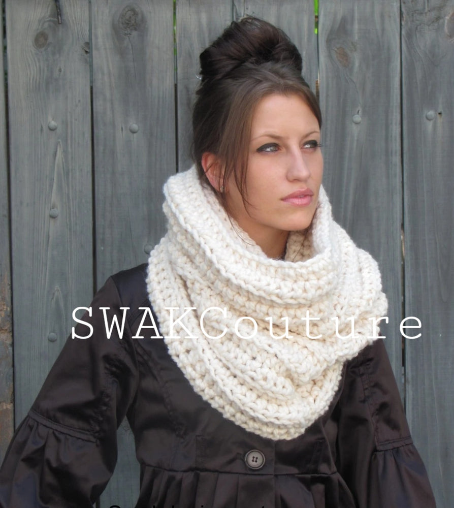 swakcouture oversized crochet scarf hooded scarf handmade scarf noni scarf