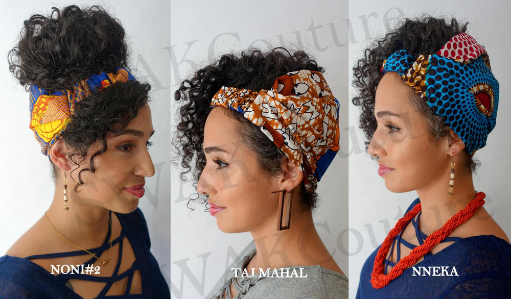 Anastasi Satin Lined Headband Wrap - Choose Color