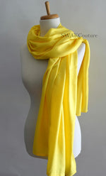 Pashmina Shawl Scarf - Canary Yellow