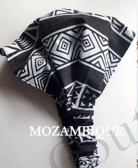 MOZAMBIQUE Satin Lined Headband Wrap - Choose Color