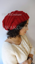 Satin Lined Beanie (CARMEN) - Taupe or Choose Color