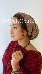 Satin Lined Beanie (CARMEN) - Taupe or Choose Color