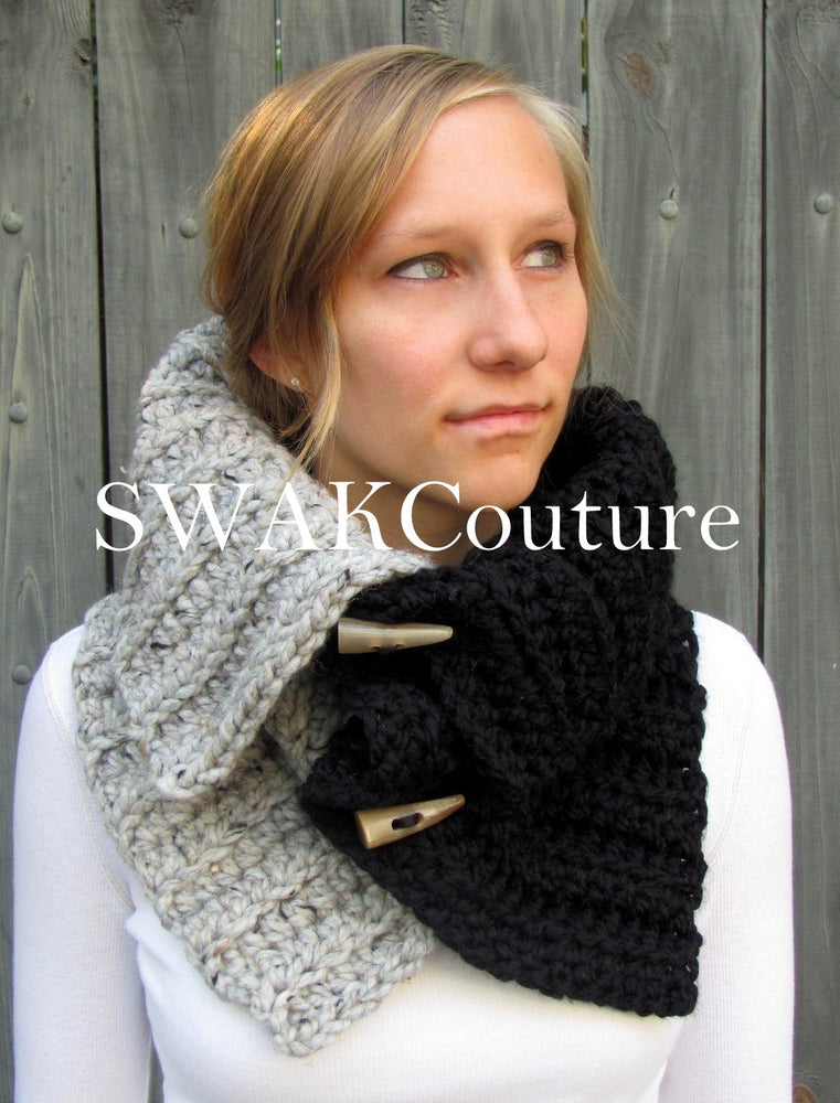 handmade cowl oversized scarf lambswool scarf  swakcouture scarf
