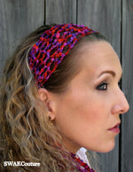 Boho Lace Head Wrap Scarf -  Silver or Choose Color