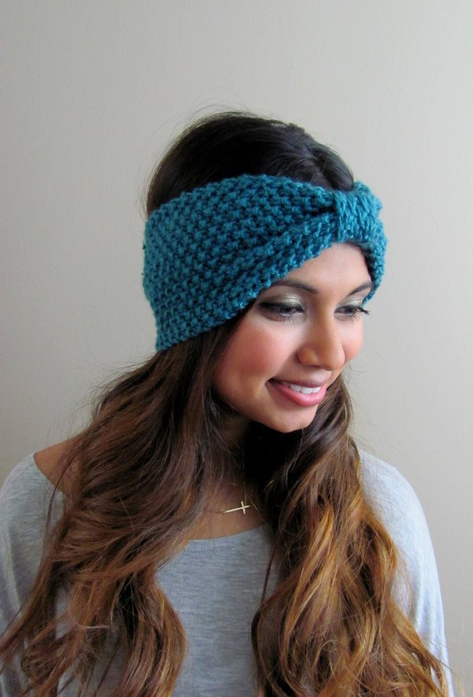 Textured Knit Turband - TEAL or Choose Color