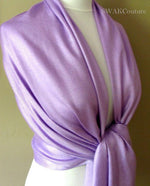 Lavender Purple Wedding Pashmina Scarf Bridal Shawl - or CHOOSE Your Color