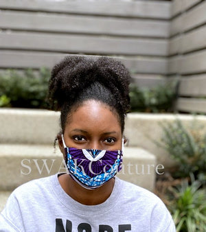 Swakcouture Face Mask Washable Cotton Face Mask USA made Filter pocket Face Mask